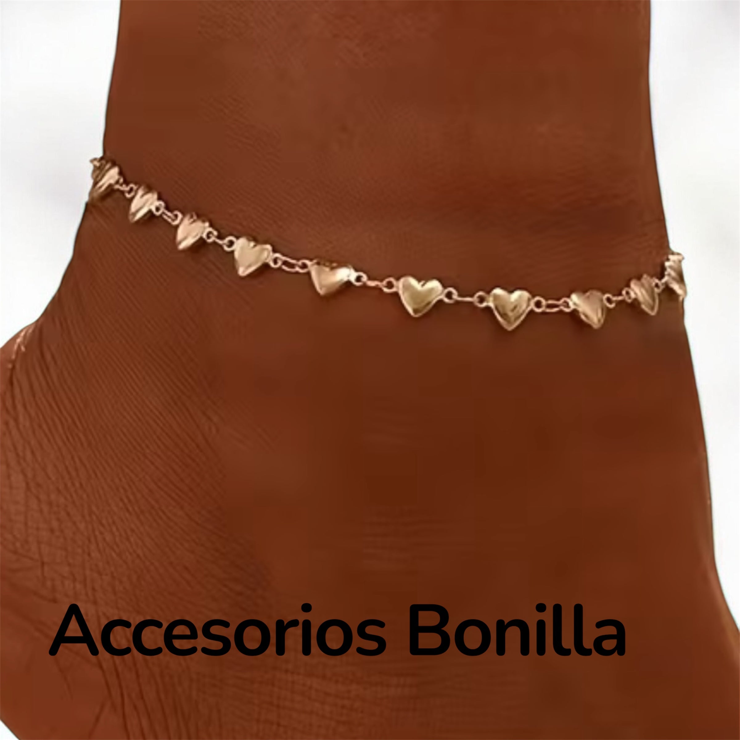 Tobillera de corazón