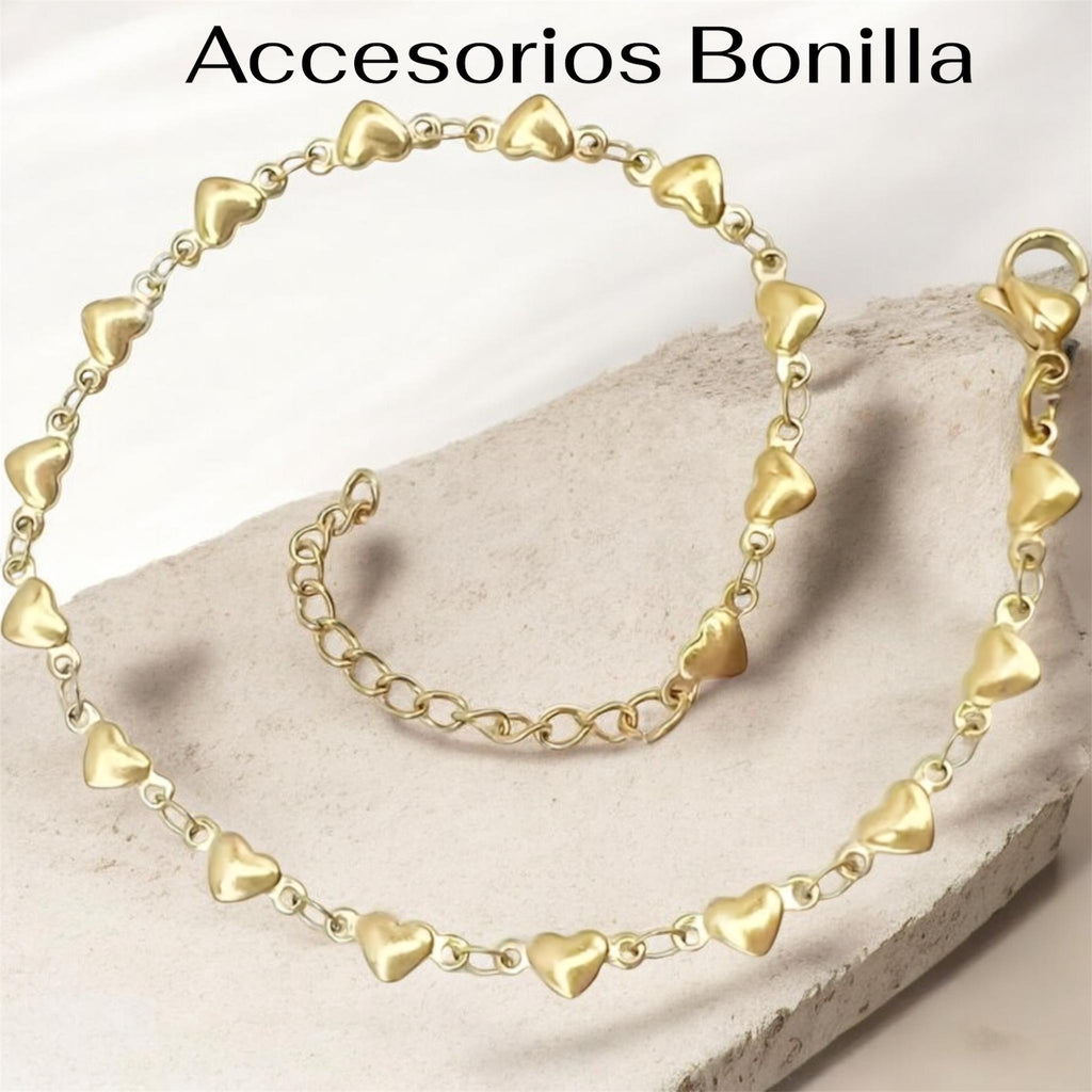 Tobillera de corazón